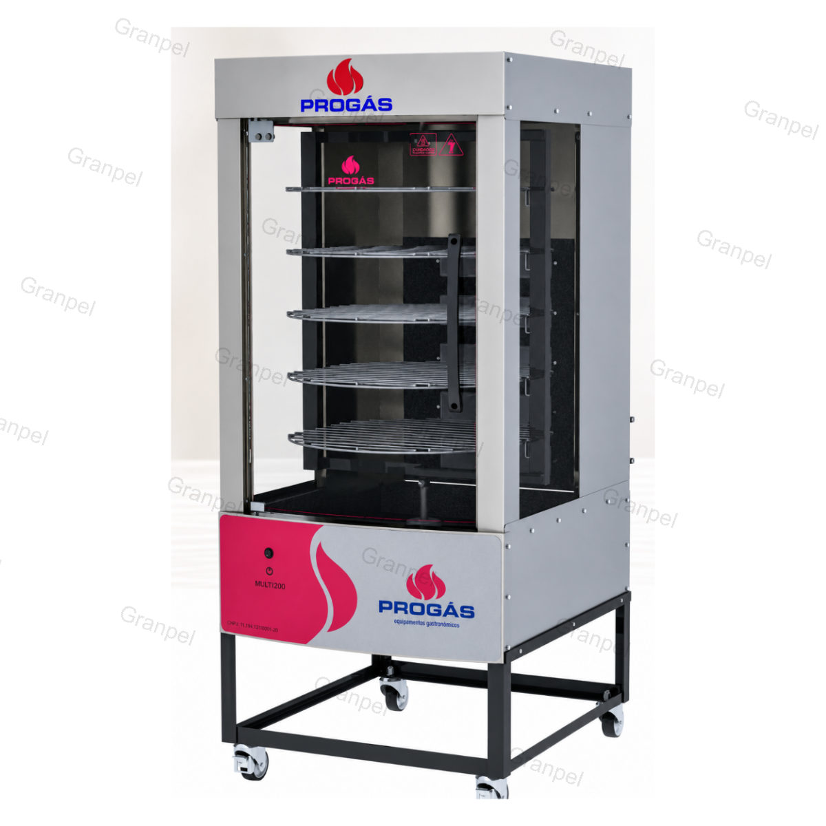 FORNO MULTIUSO GIRATÓRIO A GÁS 75KG - PROGÁS