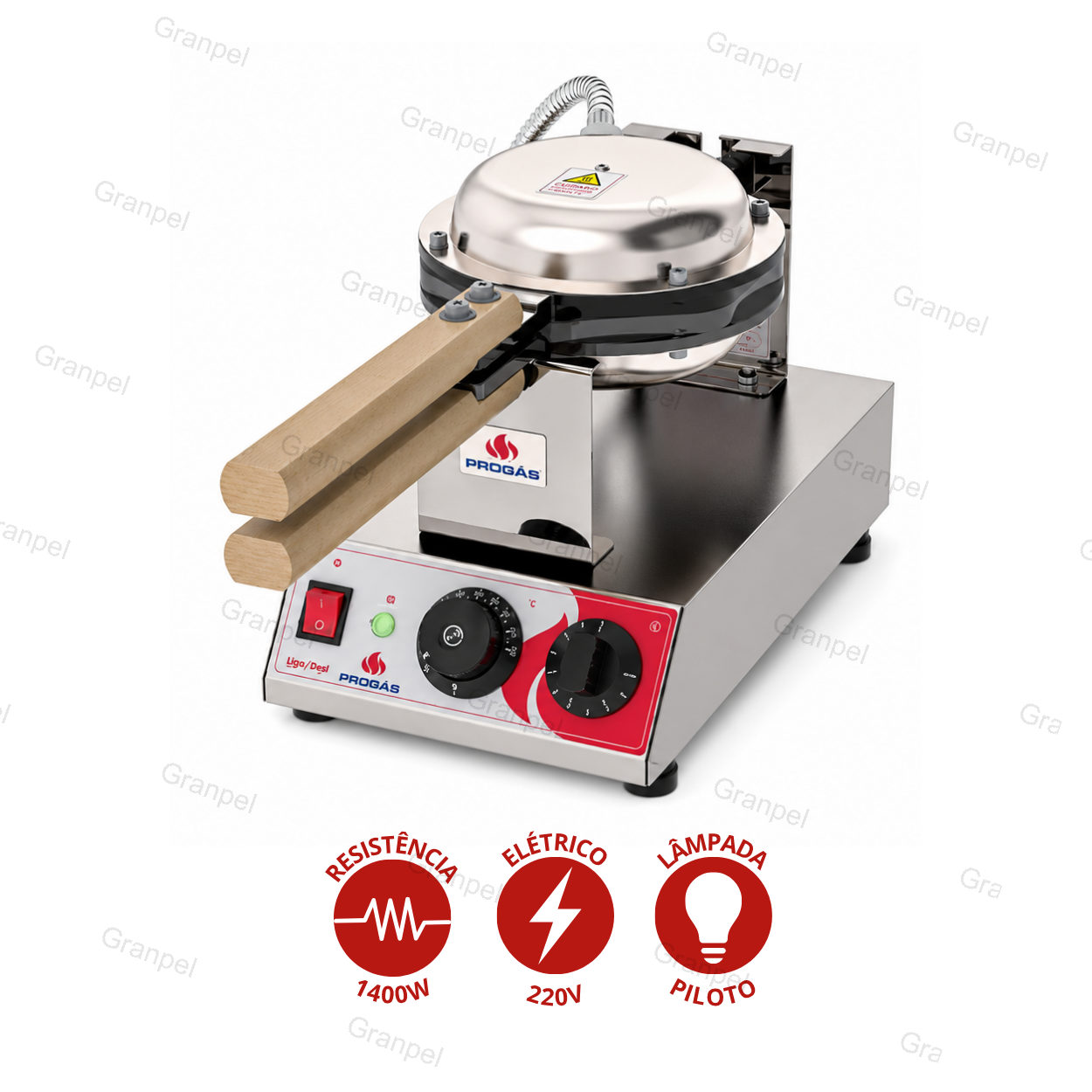 MÁQUINA BUBBLE WAFFLE - BRAESI 3