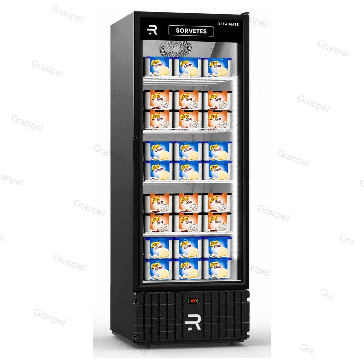 CÂMARA VERTICAL SORVETE 570LT - REFRIMATE