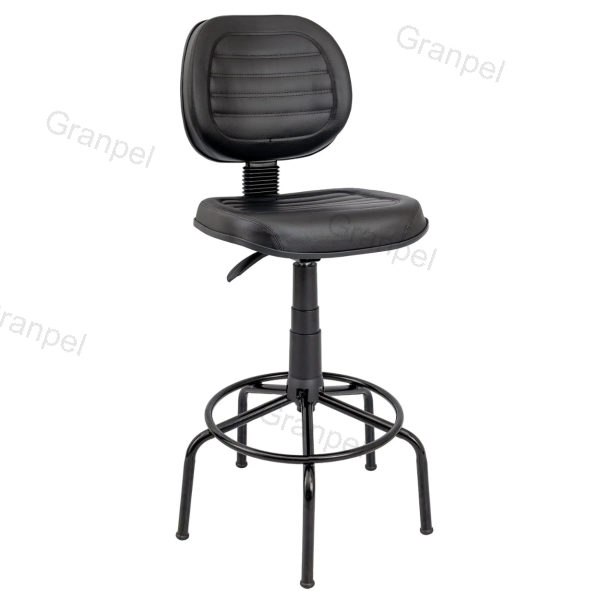 CADEIRA SECRETARIA CONFORT BASE CAIXA ARANHA PRETA