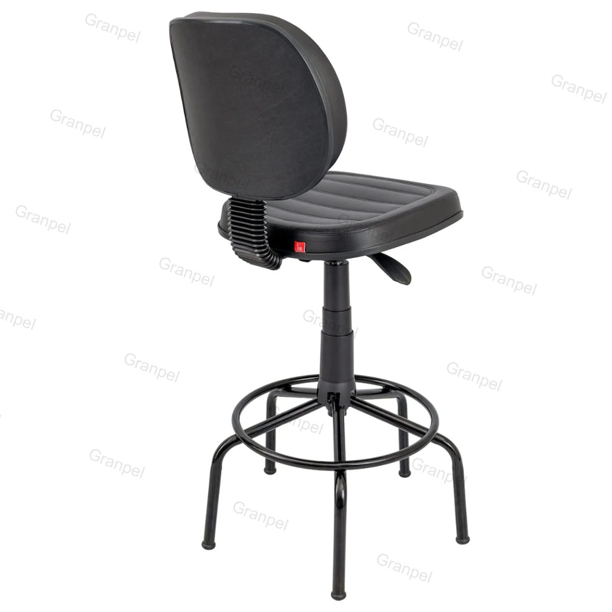 CADEIRA SECRETARIA CONFORT BASE CAIXA ARANHA PRETA 2