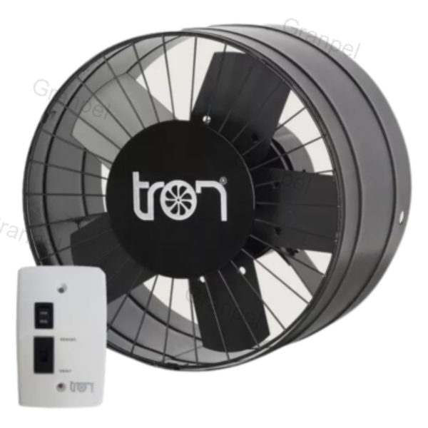 VENTILADOR/EXAUSTOR TRON AXIAL IND BIVOLT 300MM GRAFITE