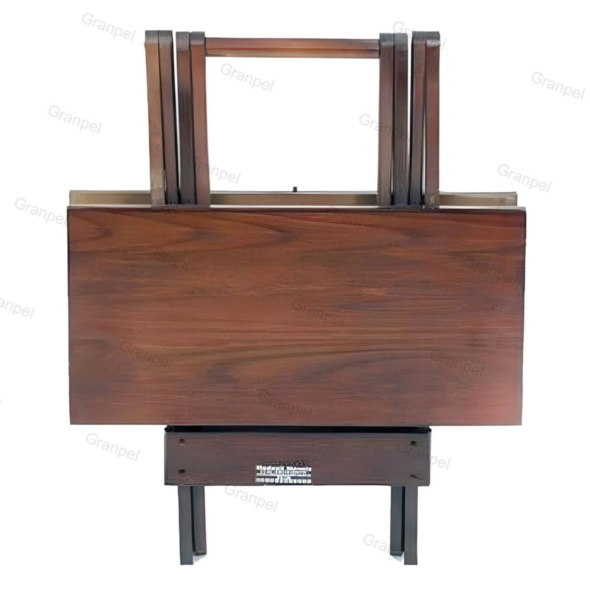 MESA DOBRAVEL DE MADEIRA 70X70 IMBUIA 2