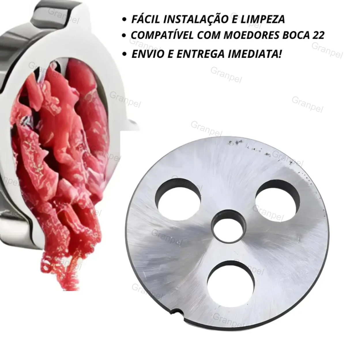 DISCO AÇO B 22 3 FUROS RIM RIC 2