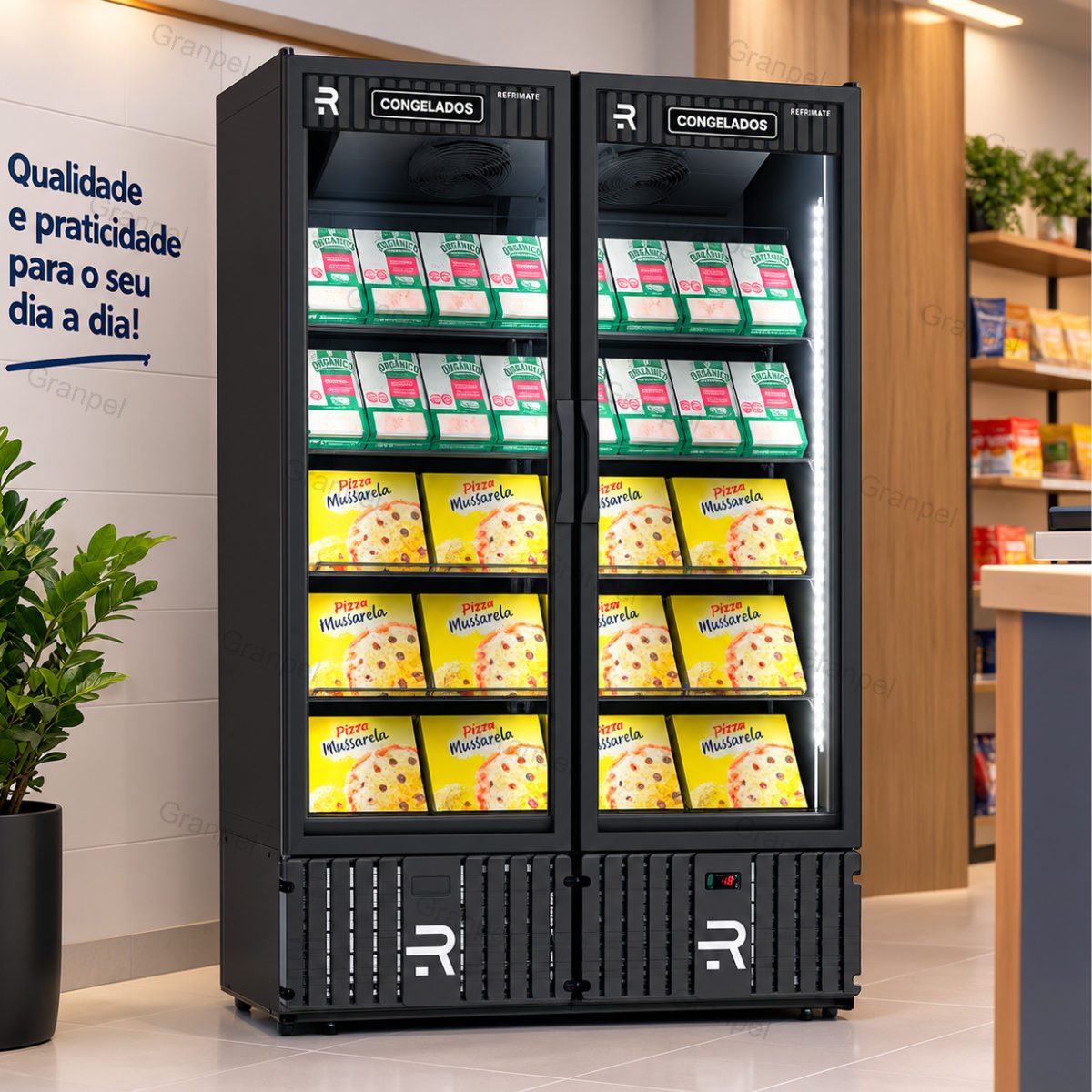 CÂMARA CONGELADOS 2P PR/BR 1300LT VCCO 1300 - REFRIMATE 2