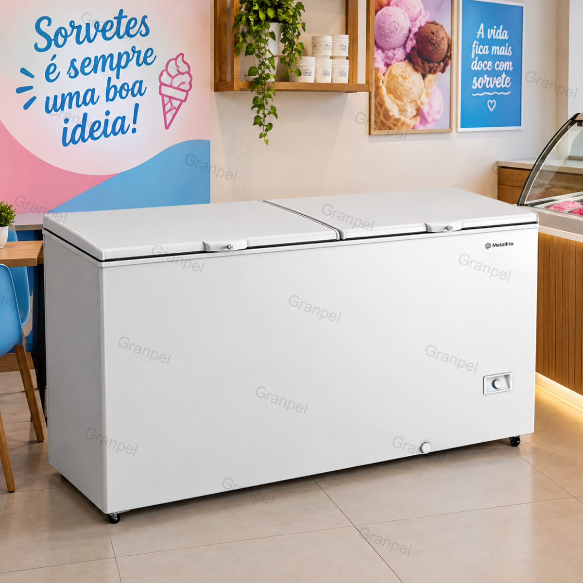 CONGELADOR HORIZONTAL DA550IF INVERTER BIVOLT R290 BRANCO 2