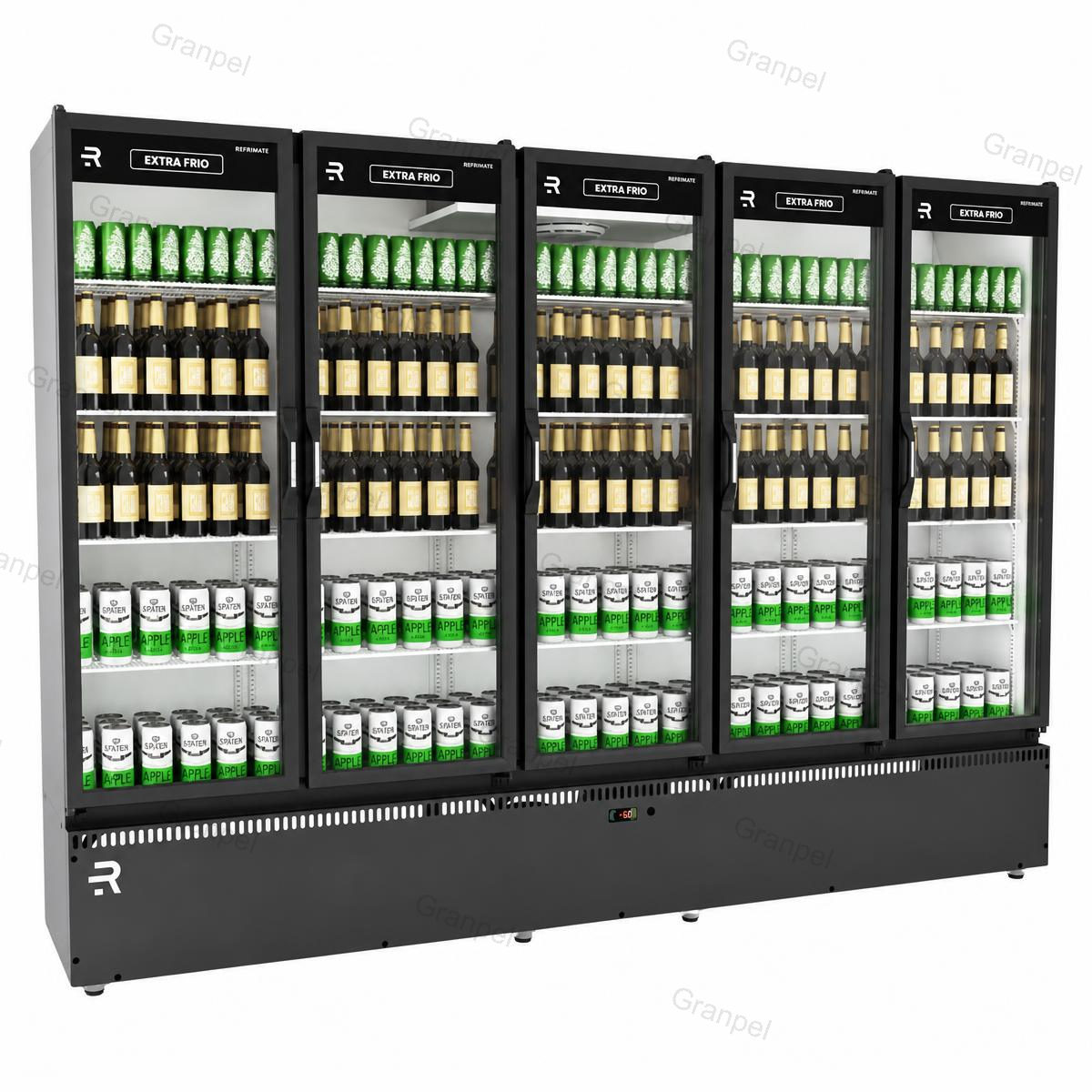 CÂMARA FRIA EXPOSITORA EXTRA FRIO 5P PR/BR 220V
