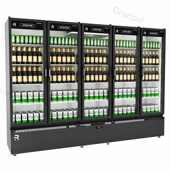 CÂMARA FRIA EXPOSITORA EXTRA FRIO 5P PR/BR 220V