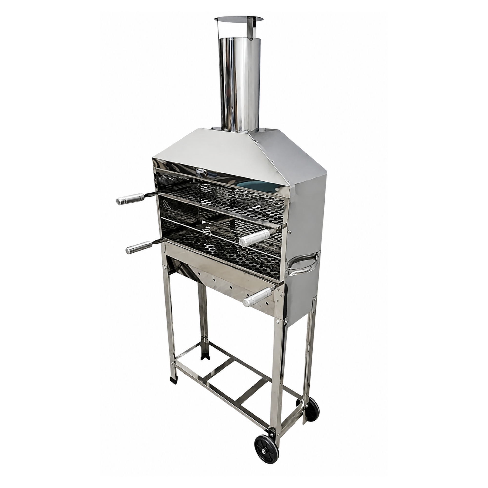 CHURRASQUEIRA COIFA BAR INOX 715CM 2 GRELHAS - ITAJOBI
